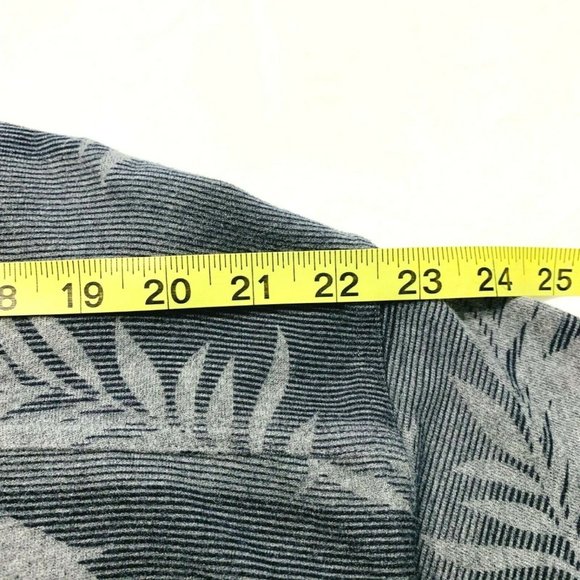 Tommy Bahama Polo T-Shirt Tropical Hawaiian Short Sleeve Stripe Gray Heavy L - Picture 12 of 12